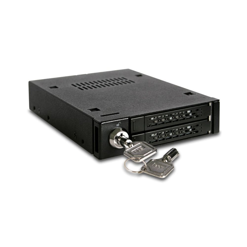 Rack móvel para HDD ICY DOCK ToughArmor MB992SK-B 2 compartimentos 3,5”
