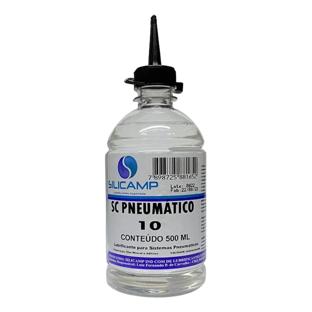 10X Óleo Lubrificante Iso 10 Para Sistemas Pneumáticos Lubr