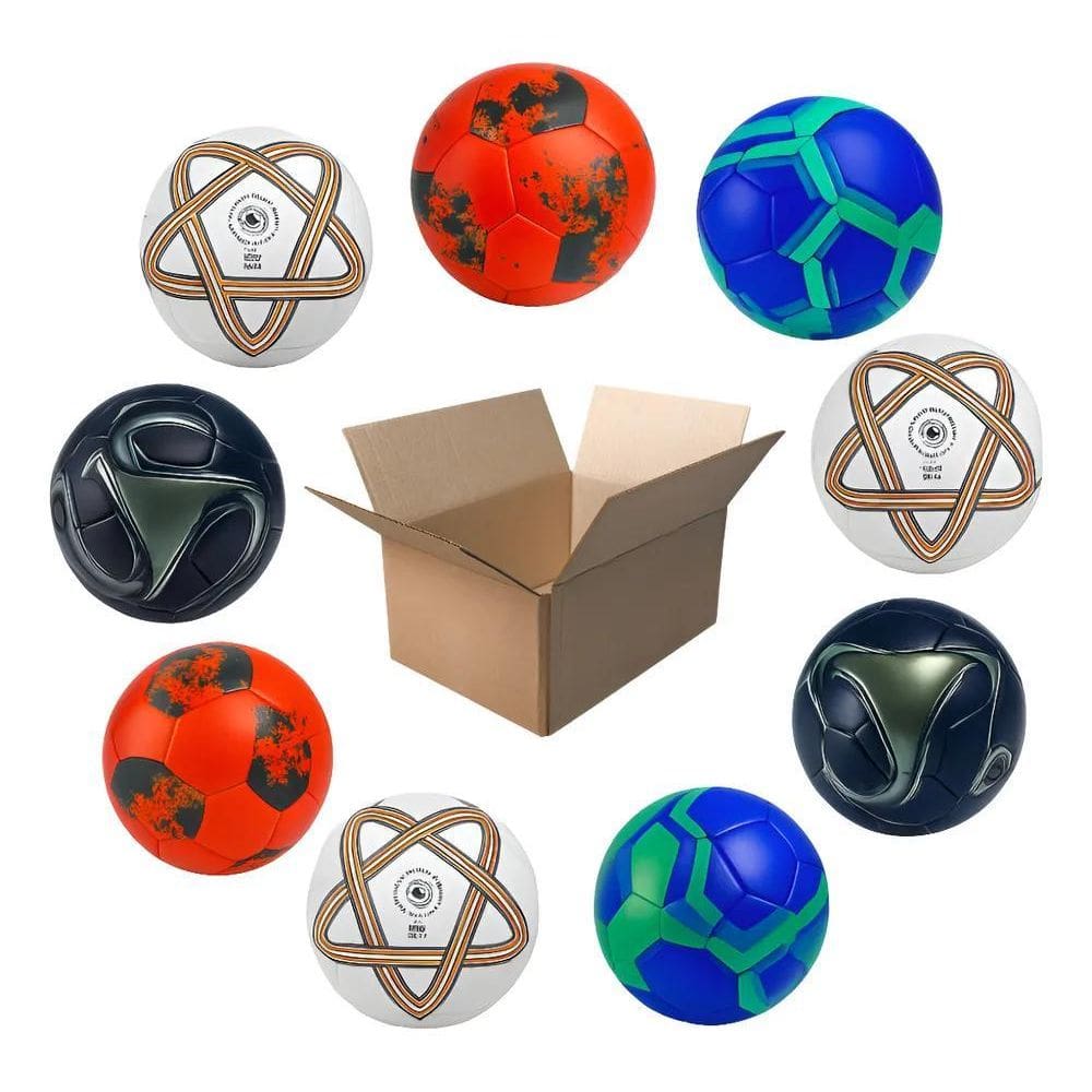 10X Kit 5 Bolas Futebol Campo Infantil Tamanho Oficial Capo