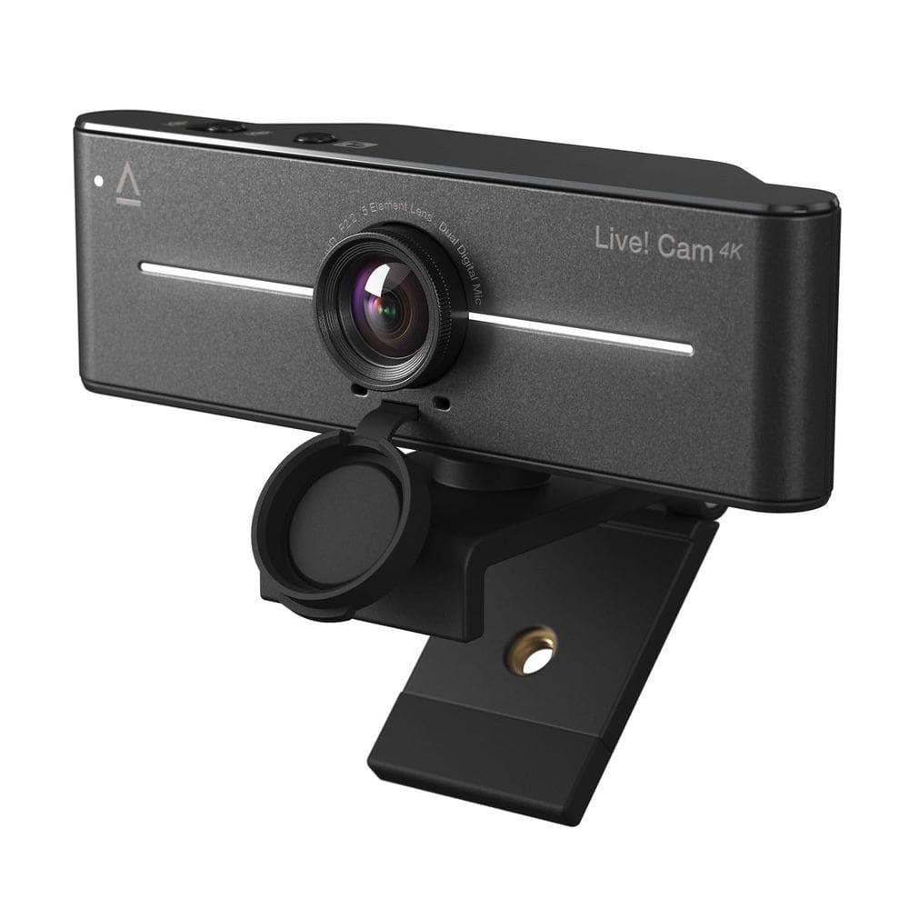 Câmera de vídeo Creative Live! Câmera 4K UHD com webcam USB, lente de 60 FPS e 95°