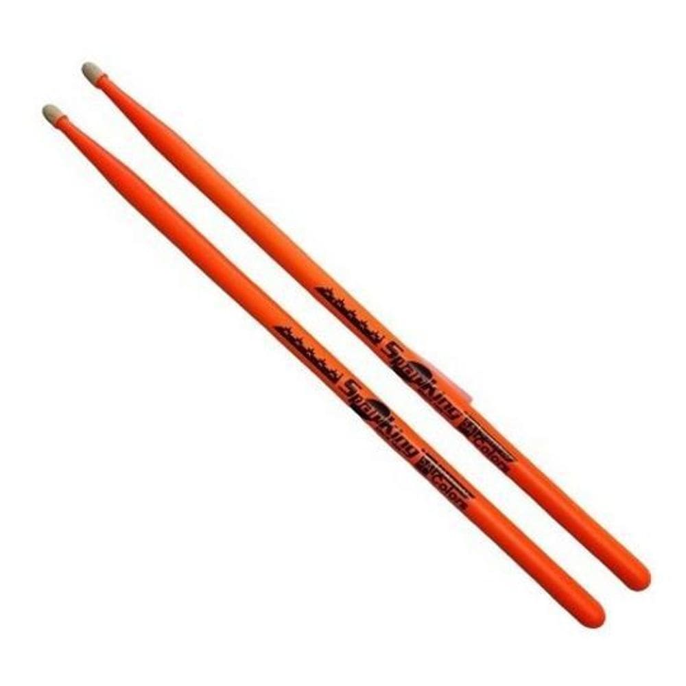 Baqueta 5A Laranja Luminosa Colors Fluorescente