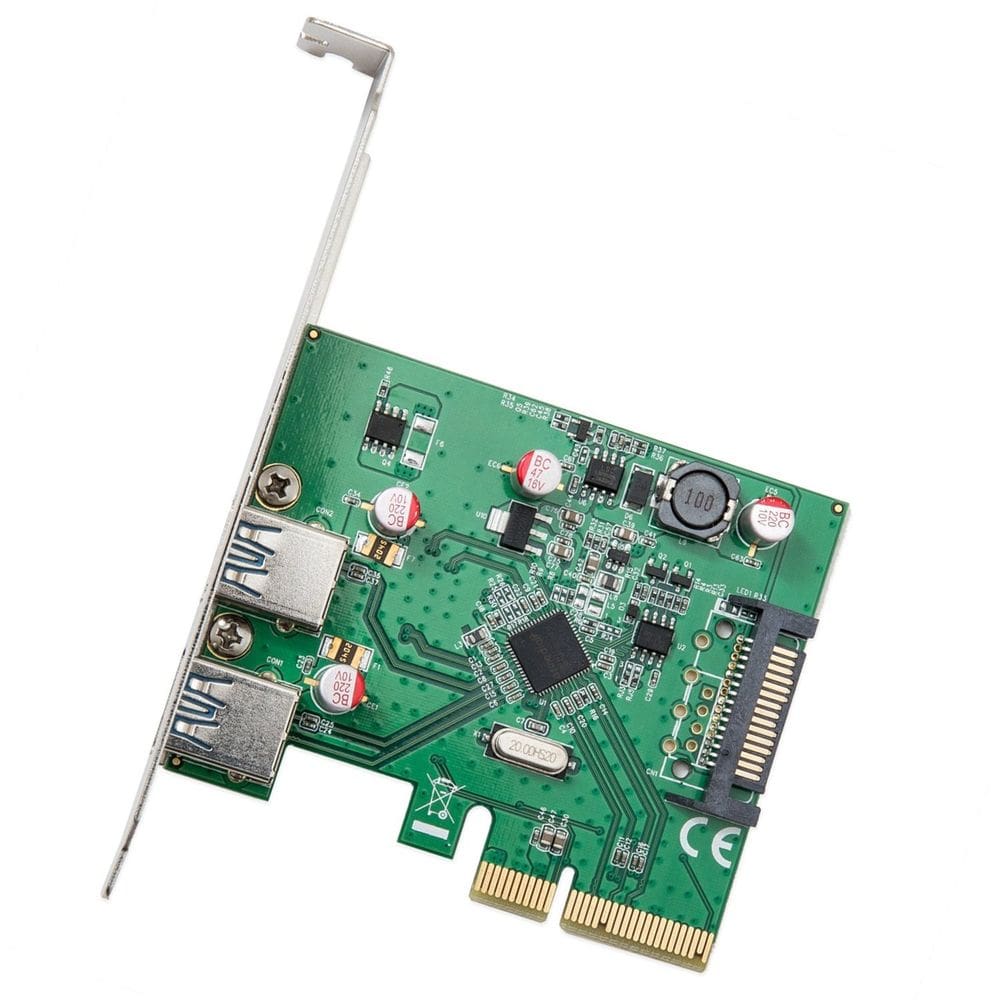 Placa de entrada/saída Syba SD-PEX20185 2 portas USB 3.1 tipo A PCI-E