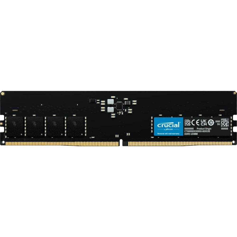Memória de desktop RAM Crucial 16GB DDR5 5600MHz CT16G56C46U5