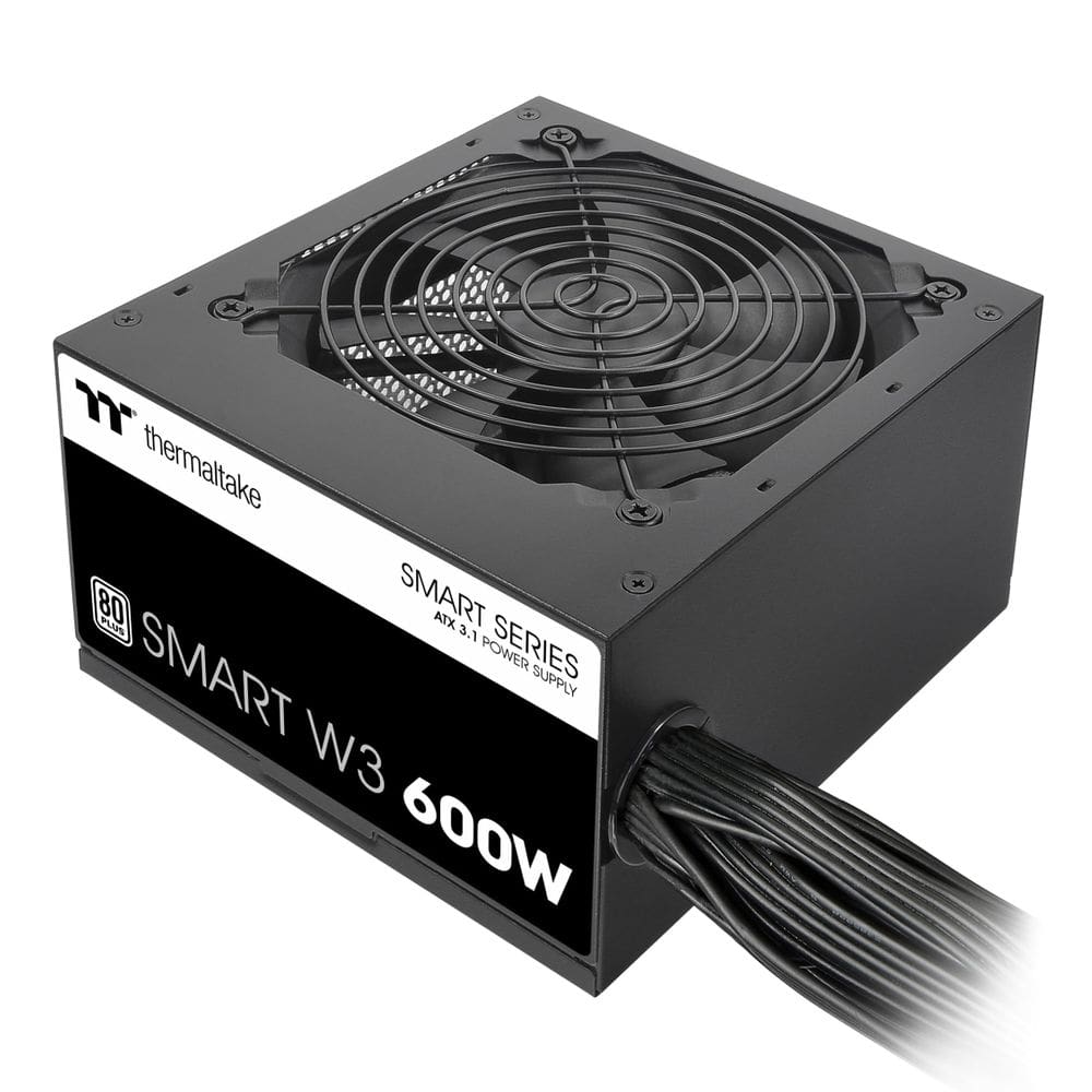 Fonte de alimentação Thermaltake Smart W3 600W 80Plus ATX 3.1