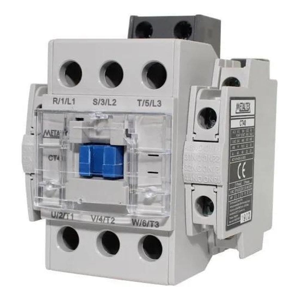 10X Contator Tripolar 40A/Ac3 220Vca 2Na2Nf Ct40-H5-322 Met