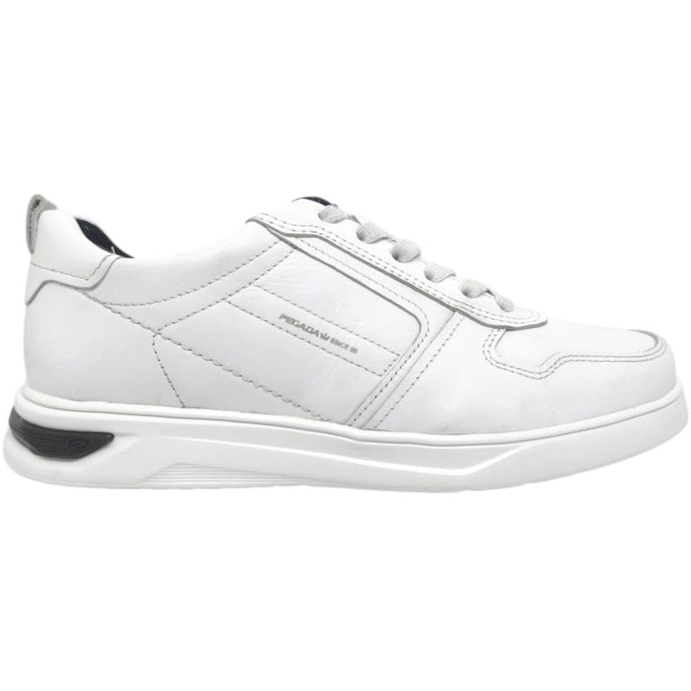 Sapatênis Masculino Casual Dia a Dia Passeio Trabalho em Couro Levitech Calce Fácil Ultra Conforto Pegada 112401