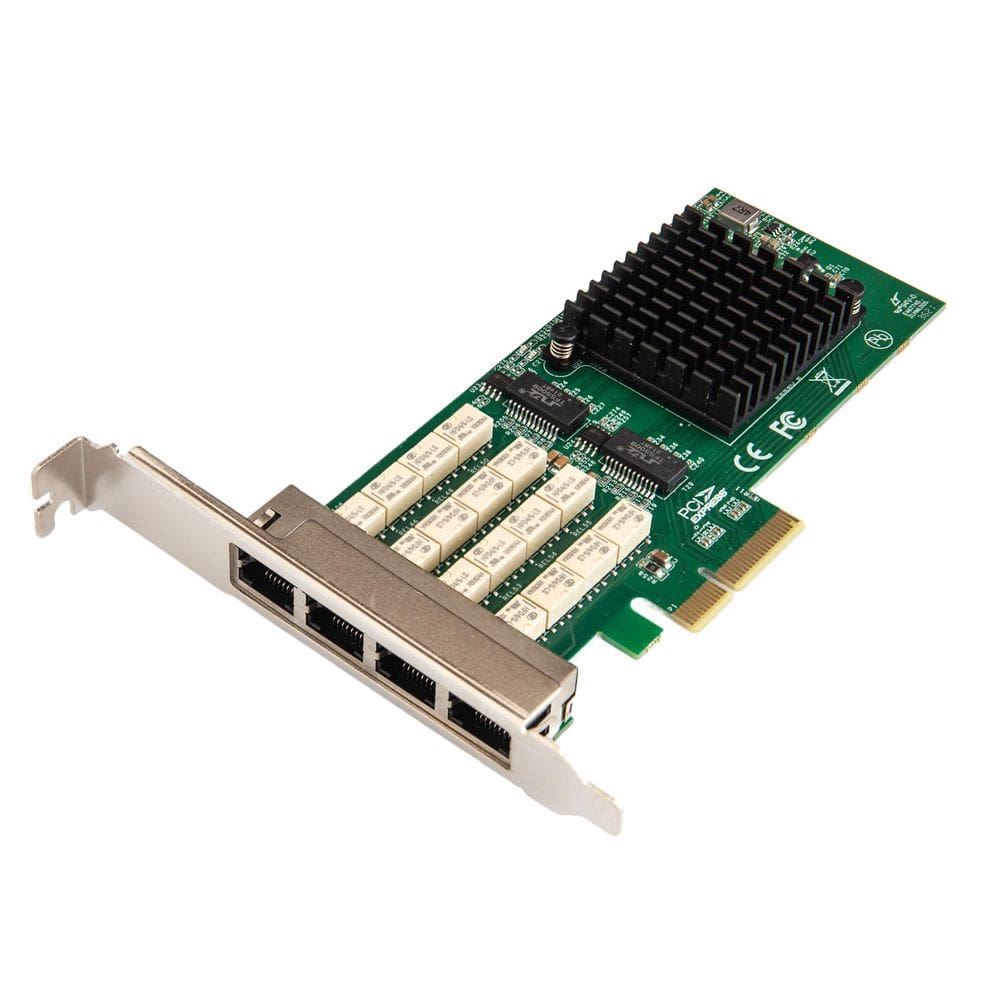 Adaptador de rede IO CREST Intel i350-AM2 Quad Port PCIe x4