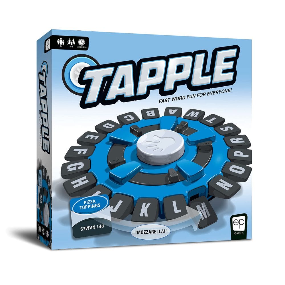 Jogo de Tabuleiro Usaopoly Tapple Word Game Familiar +8 anos - 2 a 8 Jogadores