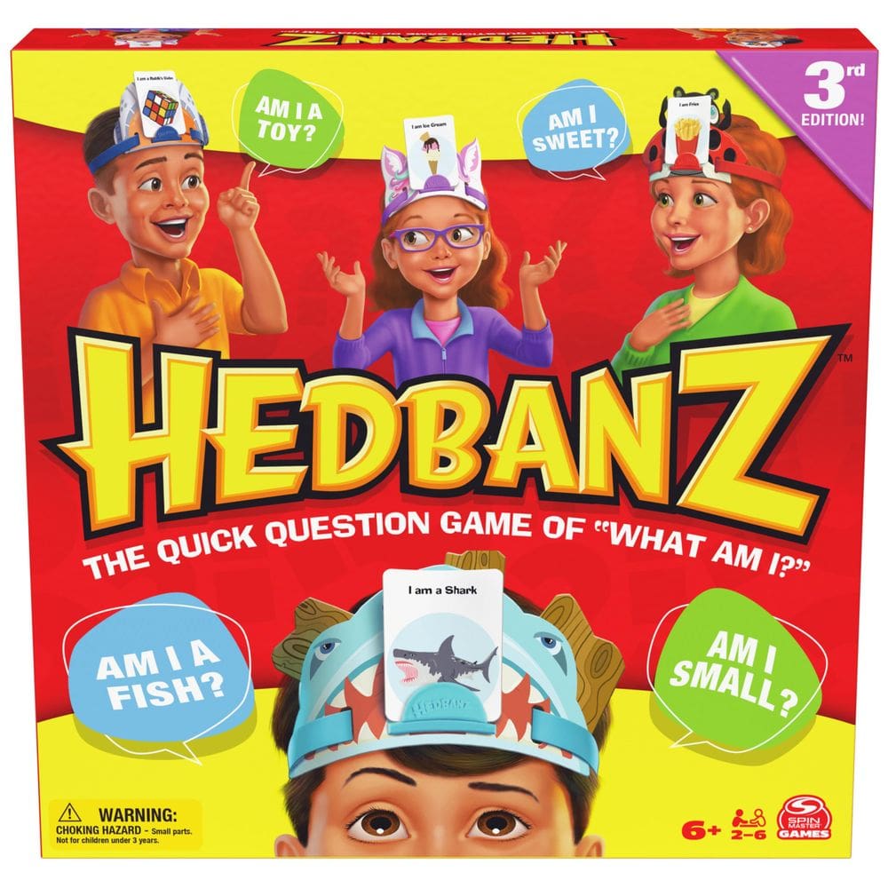 Jogo de mesa Spin Master Hedbanz 3ª edição Kids 6+