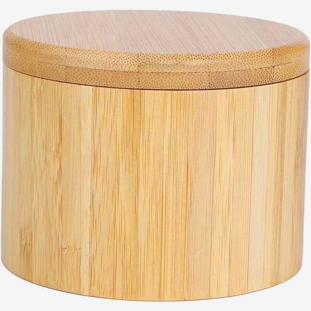 Pote para Alimentos com Tampa Bambu 9x7cm N248864-8 - Quanhe