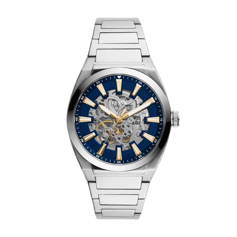 Relógio Fossil Masculino Everett Prata - Me3220-1kn Me3220-1kn