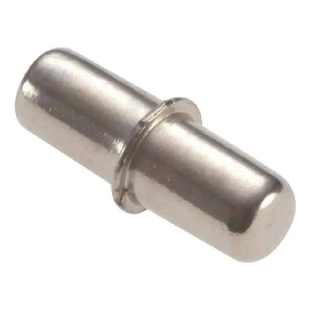 10X Suporte Pitão Pino Prateleira Borne 5Mm Niquelado - 100