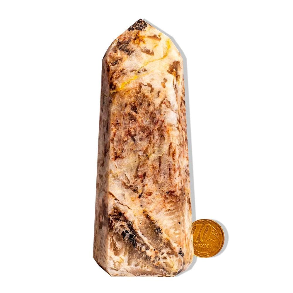 Ponta Turmalina no Feldspato Natural 11-12cm 250-350g Tipo B