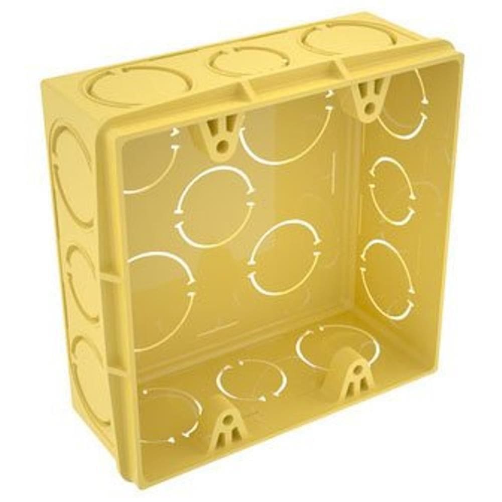 Caixa Para Luz Tigreflex 4””x4”” Amarela - 33043619 - Tigre Caixa P-luz Tigreflex 4x4 Amarela Tigre 33043619