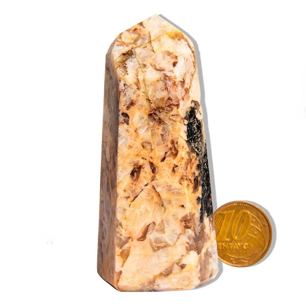 Ponta Turmalina no Feldspato Natural 8-9cm 100-150g Tipo B