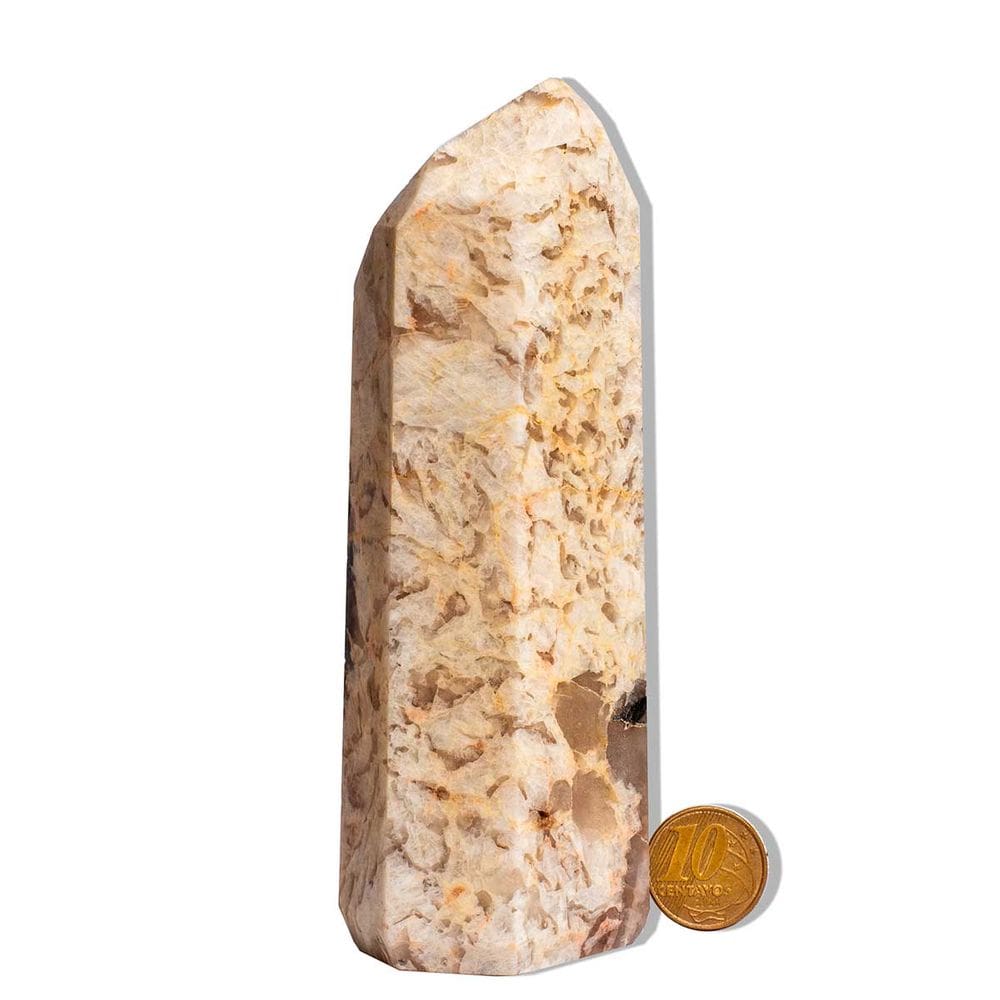 Ponta Turmalina no Feldspato Natural 13-14cm 300-500g Tipo B