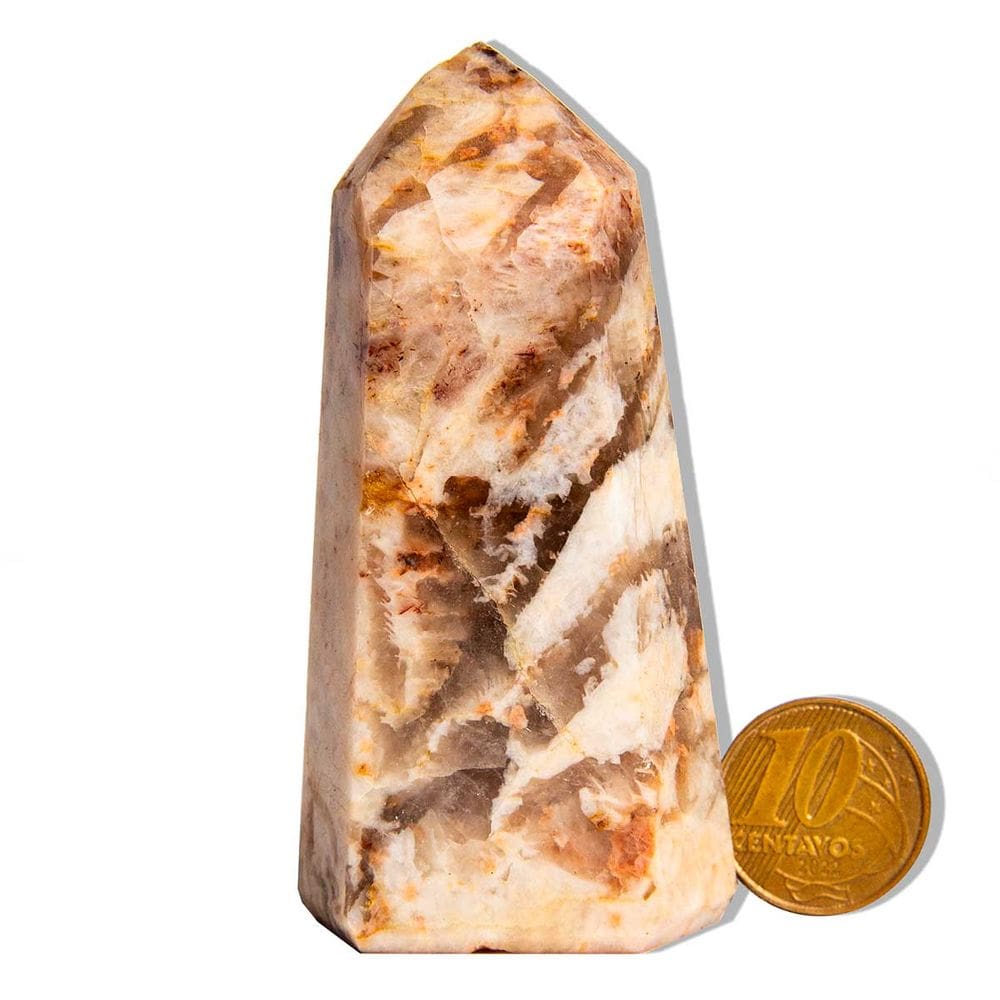 Ponta Turmalina no Feldspato Natural 7-8cm 100-150g Tipo B