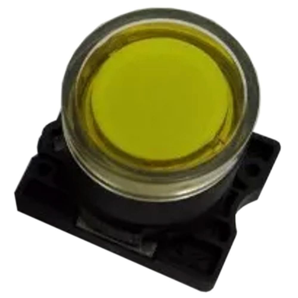 Botão à Impulsão Luminoso Amarelo - Slprl3 - Steck Bot.impul Lumin Am Slprl3 Steck
