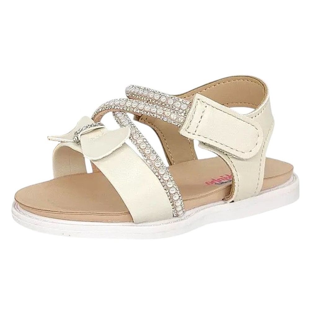 Sandalia Infantil Menina Pratico Strass Impecável Molekinha