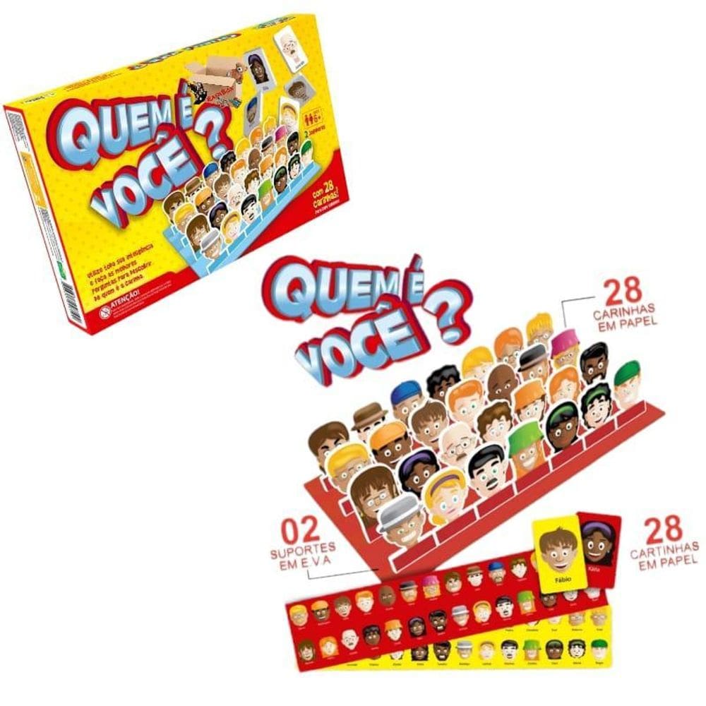Brinquedo Pedagógico Educativo Jogo De Tabuleiro Quem É Você