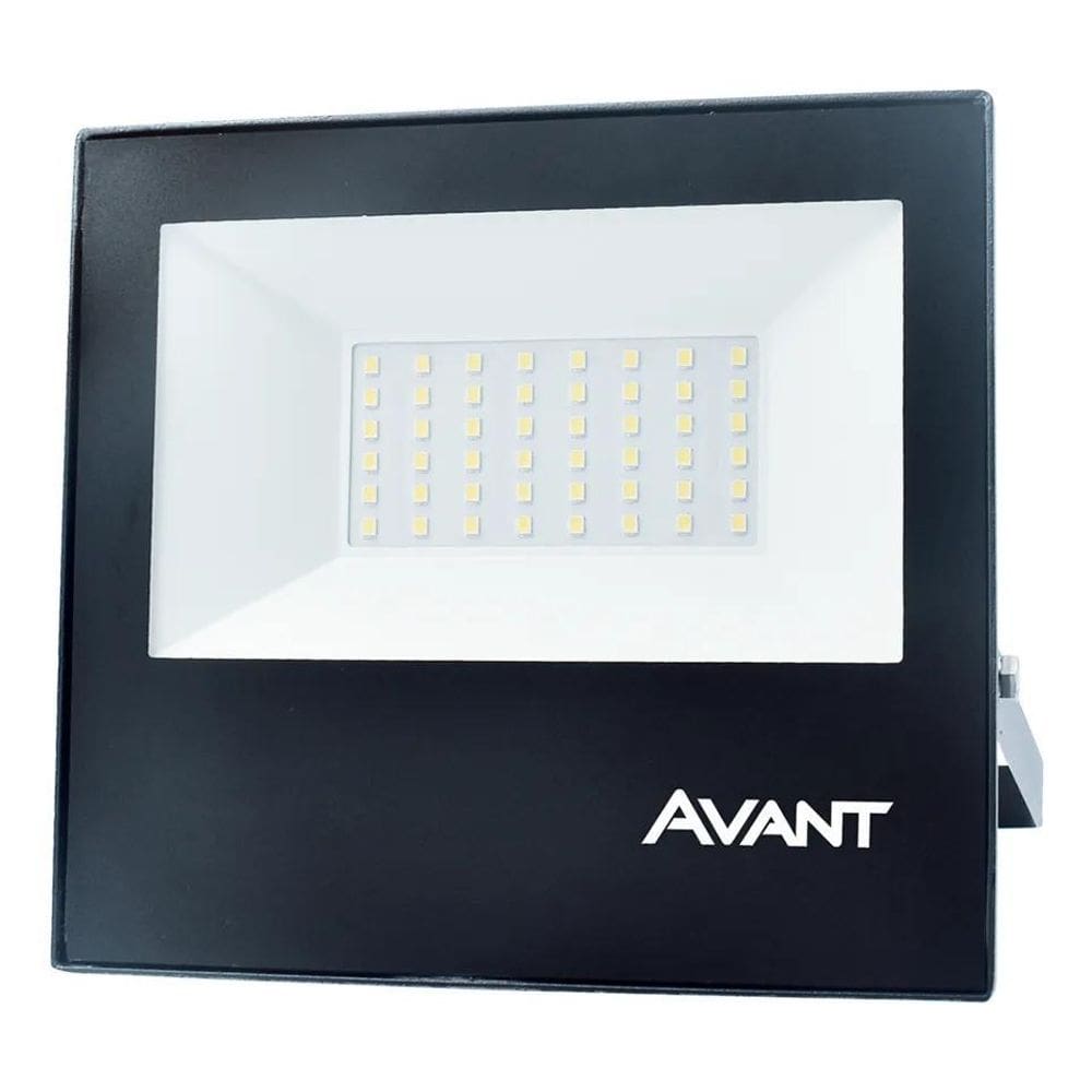 10X Refletor Holofote Led Slim 50W 3750Lm 6500K Branco Frio