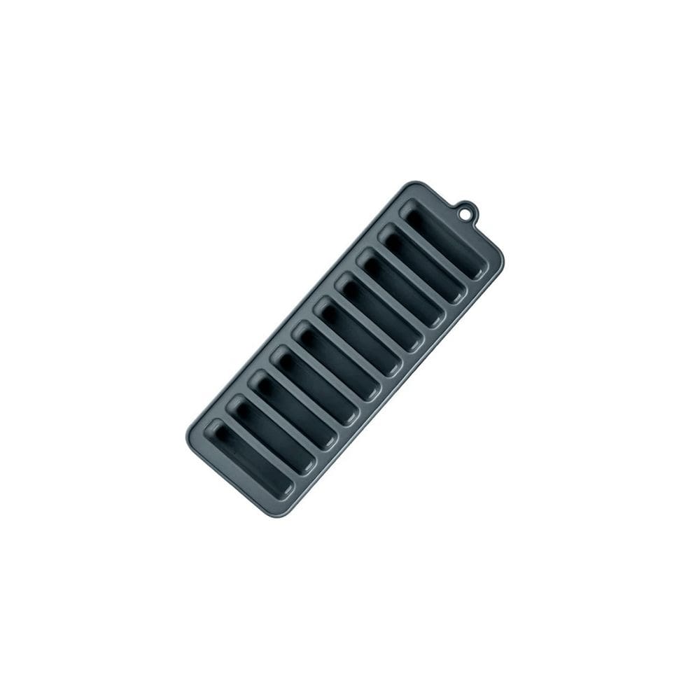 Forma de Gelo Silicone Palito Cinza Freezer Bebidas Drinks