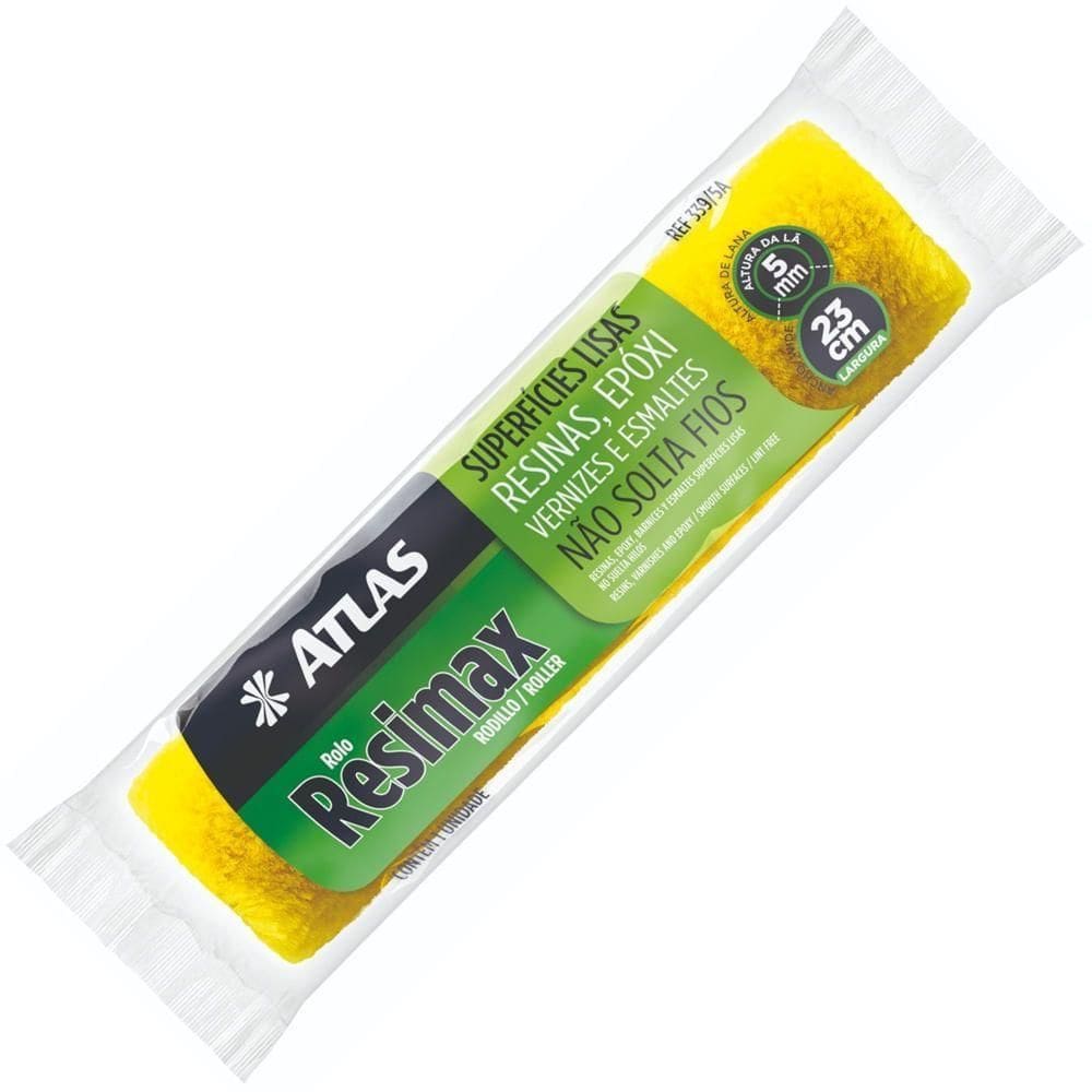 Rolo De Lã De 5mm Resimax 23cm - 339-5a - Pincéis Atlas