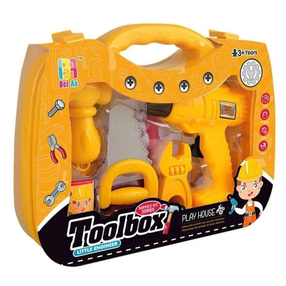 Maleta Kit Ferramentas Workshop Jr - 14 Peças - Multikids