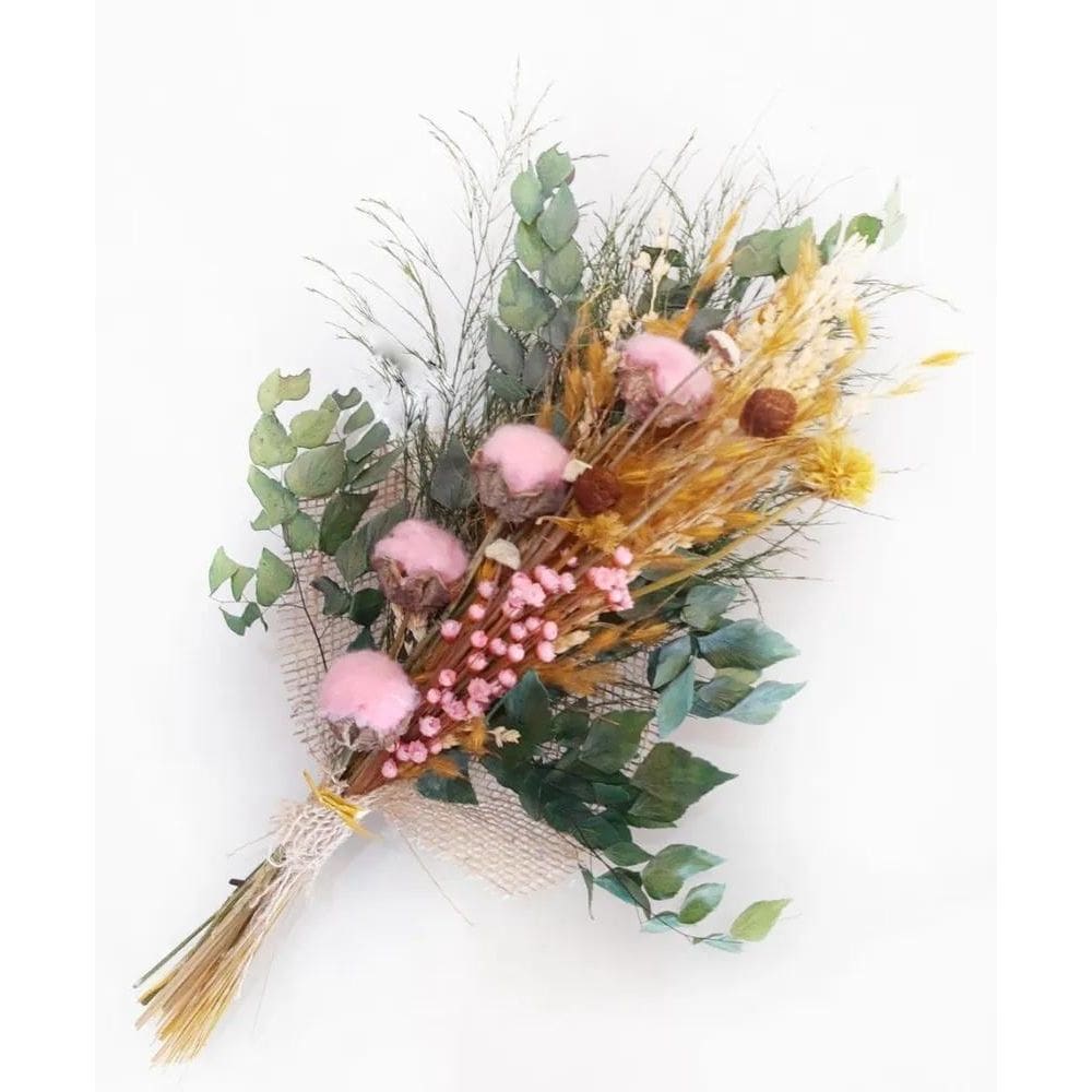 10X Buque Algodão Rosa Médio Decoração Casamento Foto Pinte