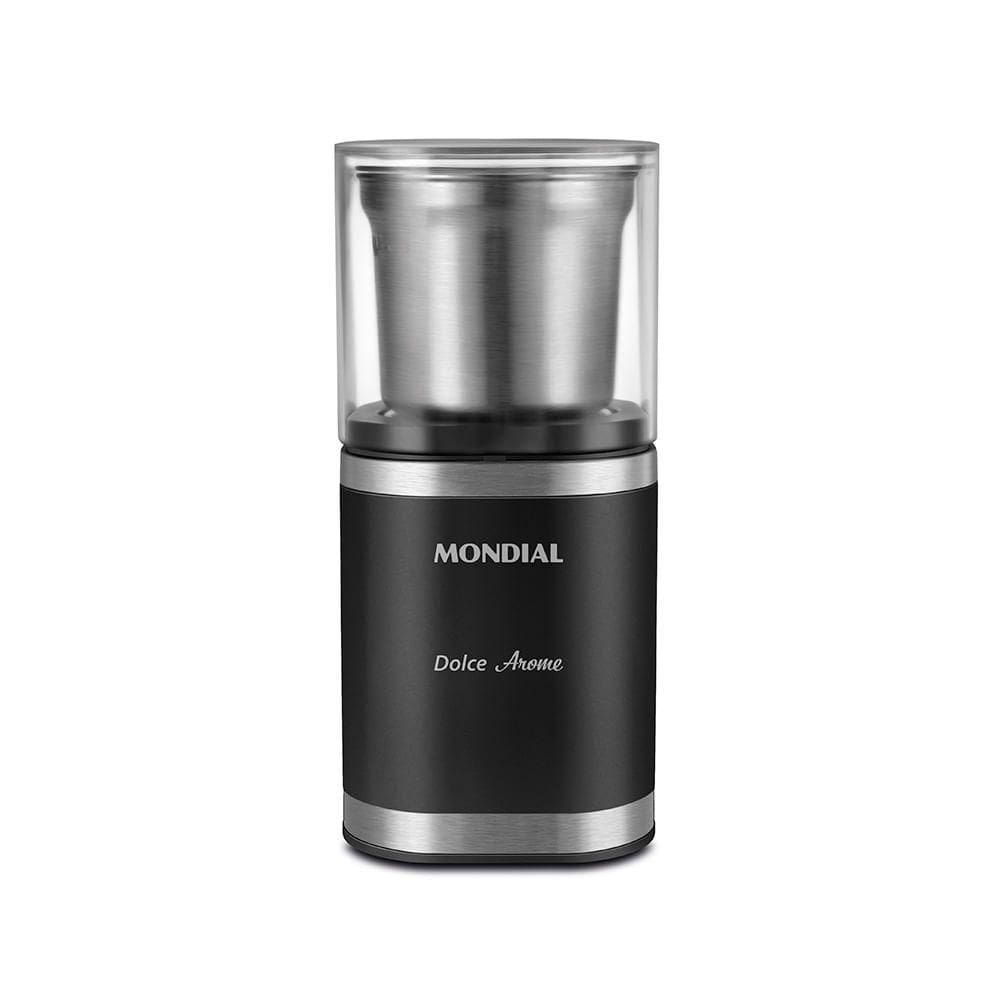 Moedor De Café Dolce Arome Mondial Preto/Inox 180W MCF-01-BI 220V