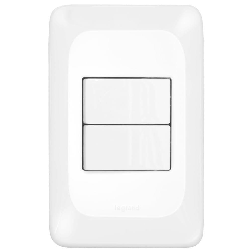 2 Interruptores Paralelos 4x2 - Lgx202 - Pial Pop