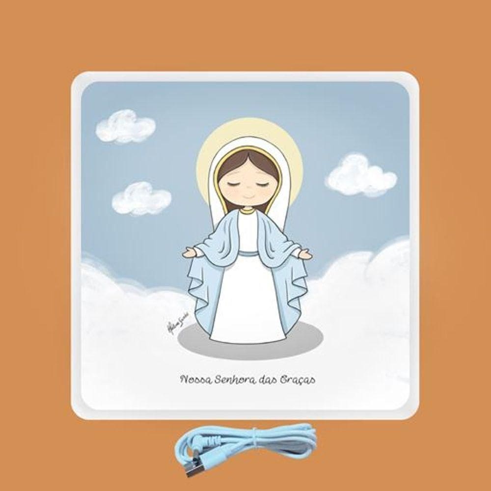 Luz Mágica Usb Santa Maria: Elegância Compacta Para Iluminar Seu Espaço!