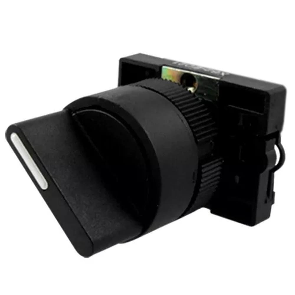 Botão Comutador Manopla Curta Preto 1-0-2 - Slmb8t0 - Steck Bot.com Man Lon Pt 1-0-2 Slmb8t0 Steck