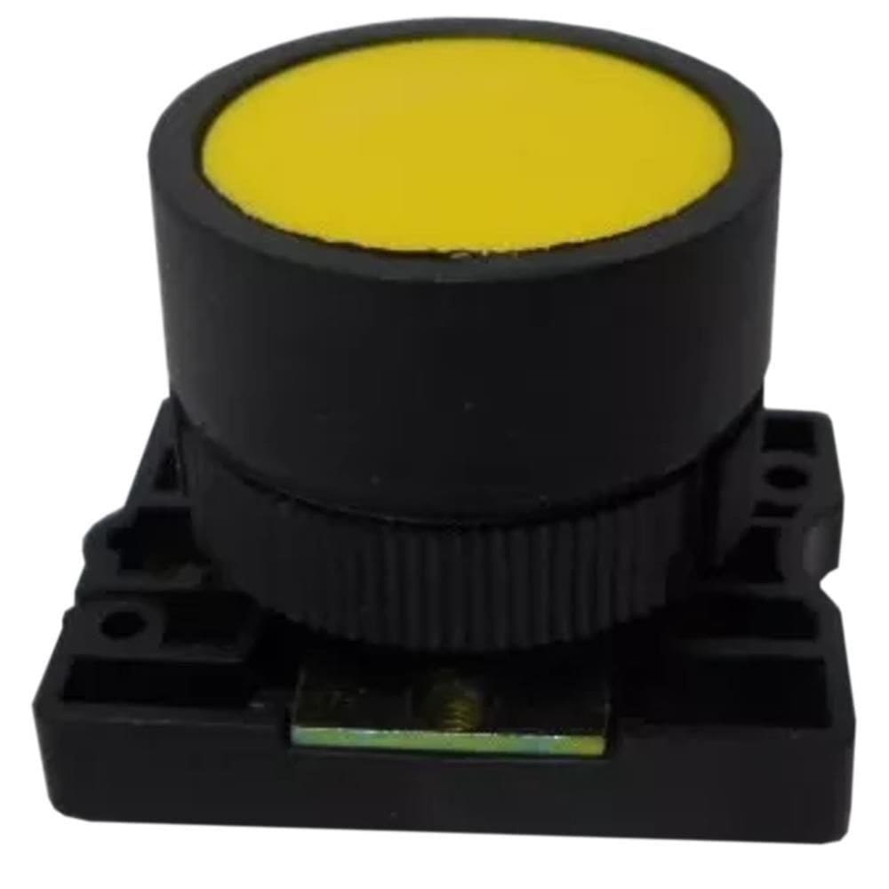 Botão à Impulsão Normal Amarelo - Slprn3 - Steck Bot.impul Normal Am S-prn3-slprn3 Steck