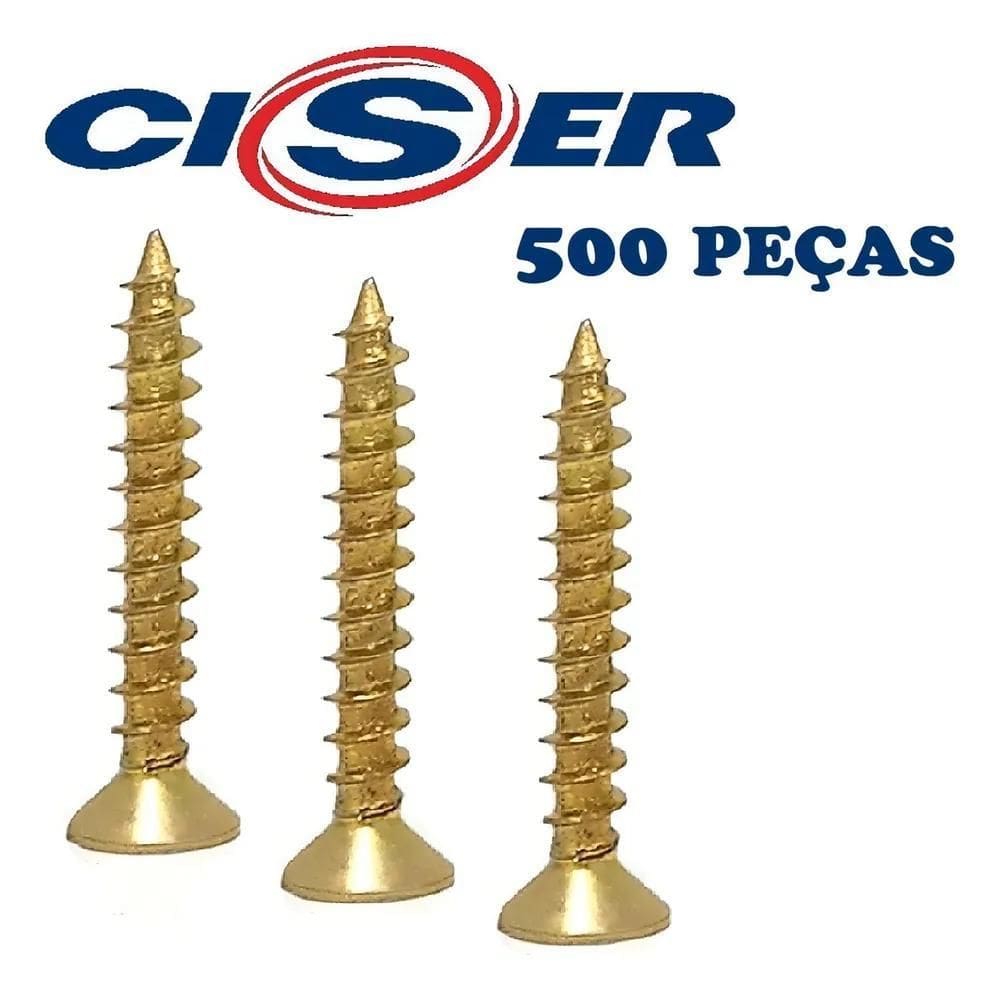 10X Parafuso 5,0X30 5X30 Ciser 500 Pçs Chipboard Philips Ma
