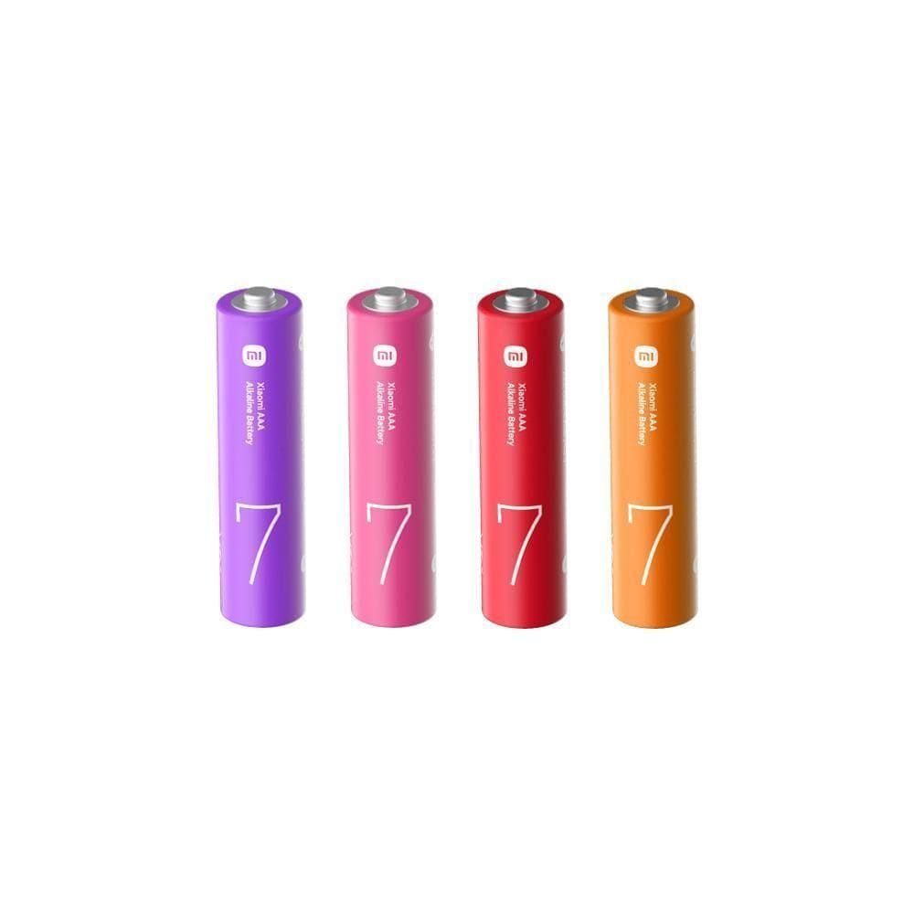 Pilha Alcalina AAA Xiaomi Com 4 Unidades Colorido