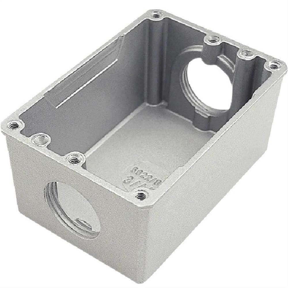Caixa Para Piso 4x2 Fechada E Baixa - 56120010 - Tramontina Caixa P-piso 4x2 Baixo Fechado 56120-010