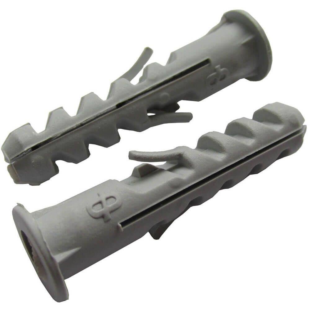 Bucha De Fixação 8 Mm De Nylon Com Anel 10 Peças - Buc404 - Foxmix Bucha Fixacao 8mm C-anel Nylon C-10pcs Buc404