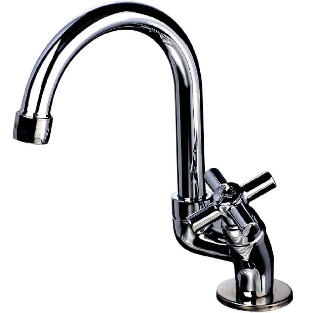 Torneira Master Bica Móvel 1-4 De Volta Para Lavatório C-66 1187 - 11258 - Stoc