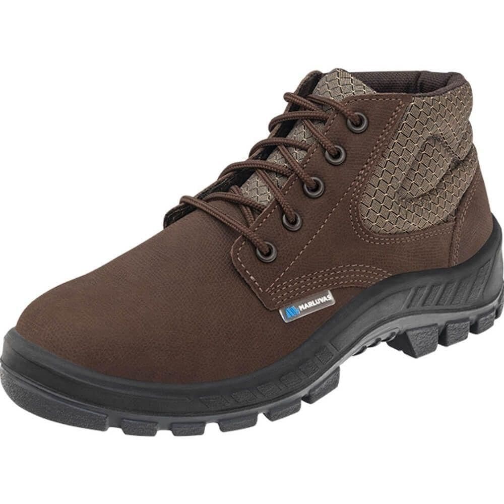 Botina Nobuck Café Tamanho 42 -700312-42 - Marluvas