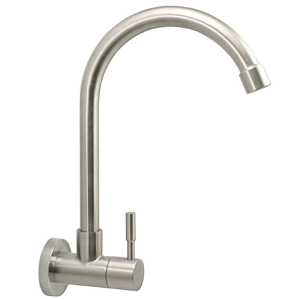 Torneira De Parede Bica Móvel Steel Inox Para Pia 9501 - 771095 - Stoc