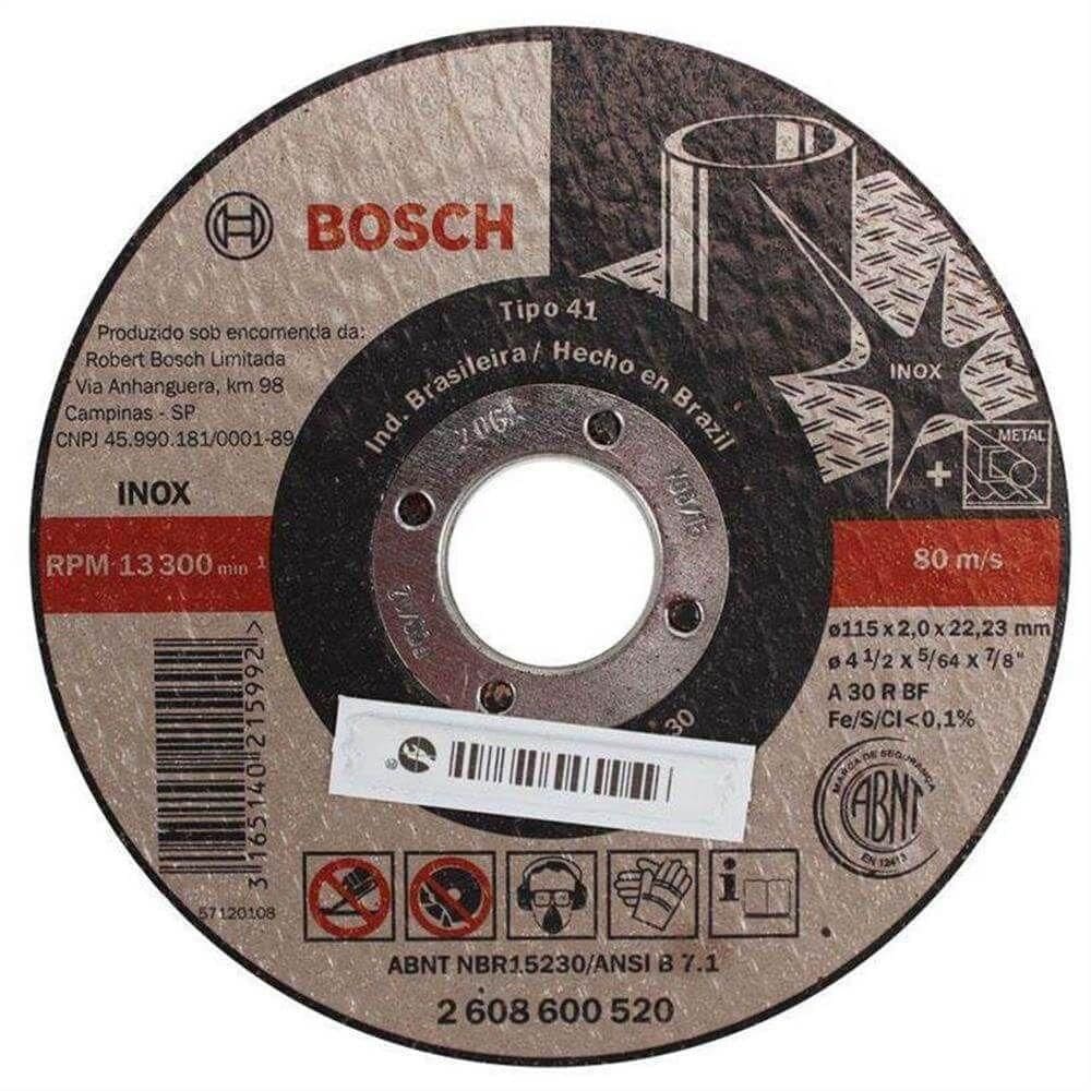 Disco De Corte Plano Para Inox 4.1-2 - 26086.005.20 - Bosch Disco Corte Plano A Inox 41-2 Bosch 26.086.005.20