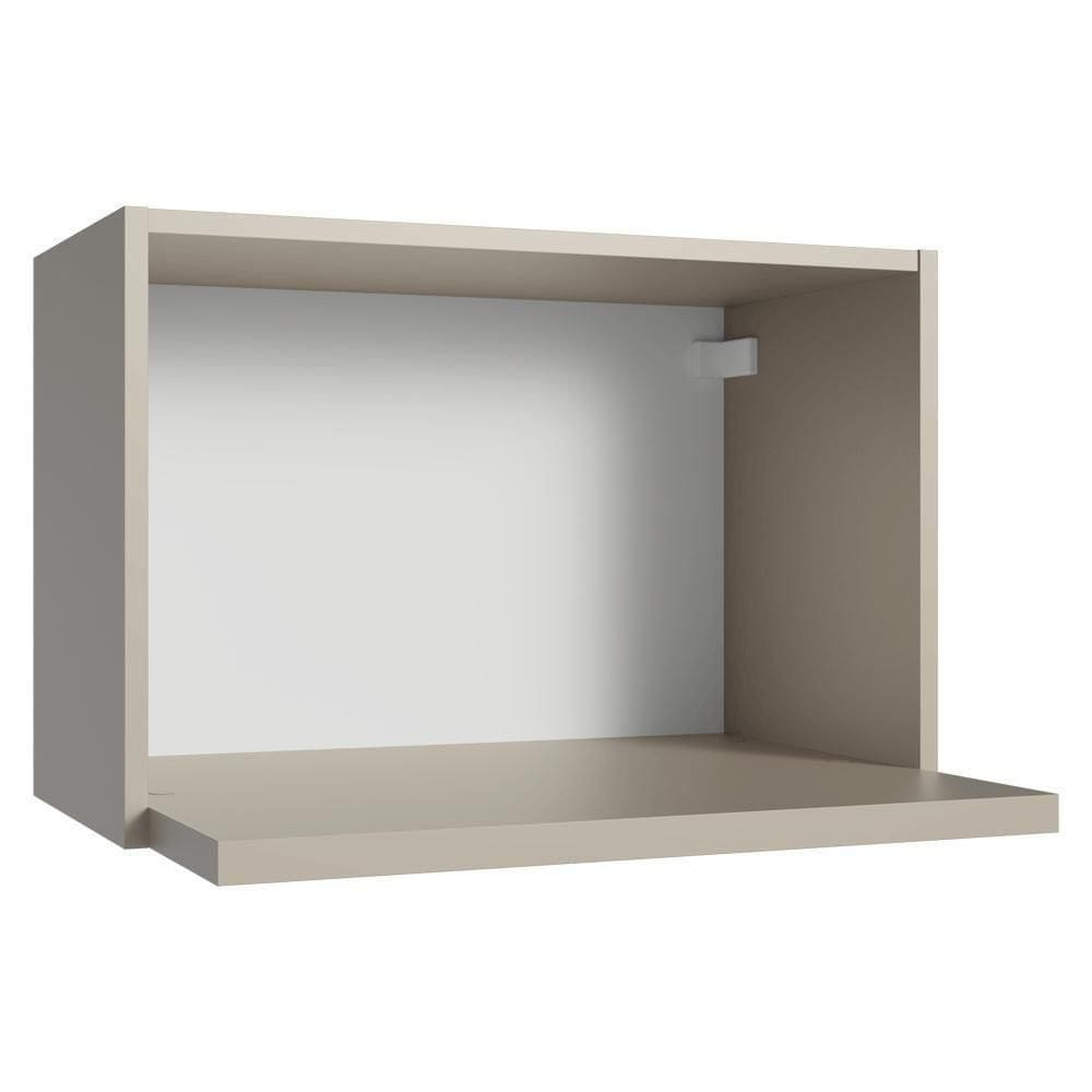 Armário Aéreo 60 Cm Nicho Para Microondas/forno Elétrico Nice Madesa Crema