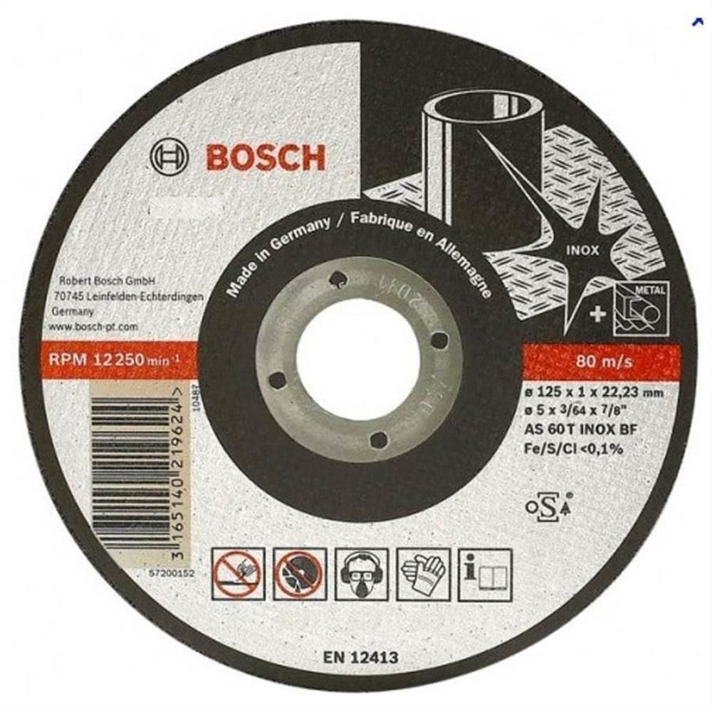 Disco De Corte Reto Para Inox 7””x 5-64””x 7-8”” - 2608600521 - Bosch Disco Cort.reto P-inox 7x5-64x7-8 Bosch 2608600521