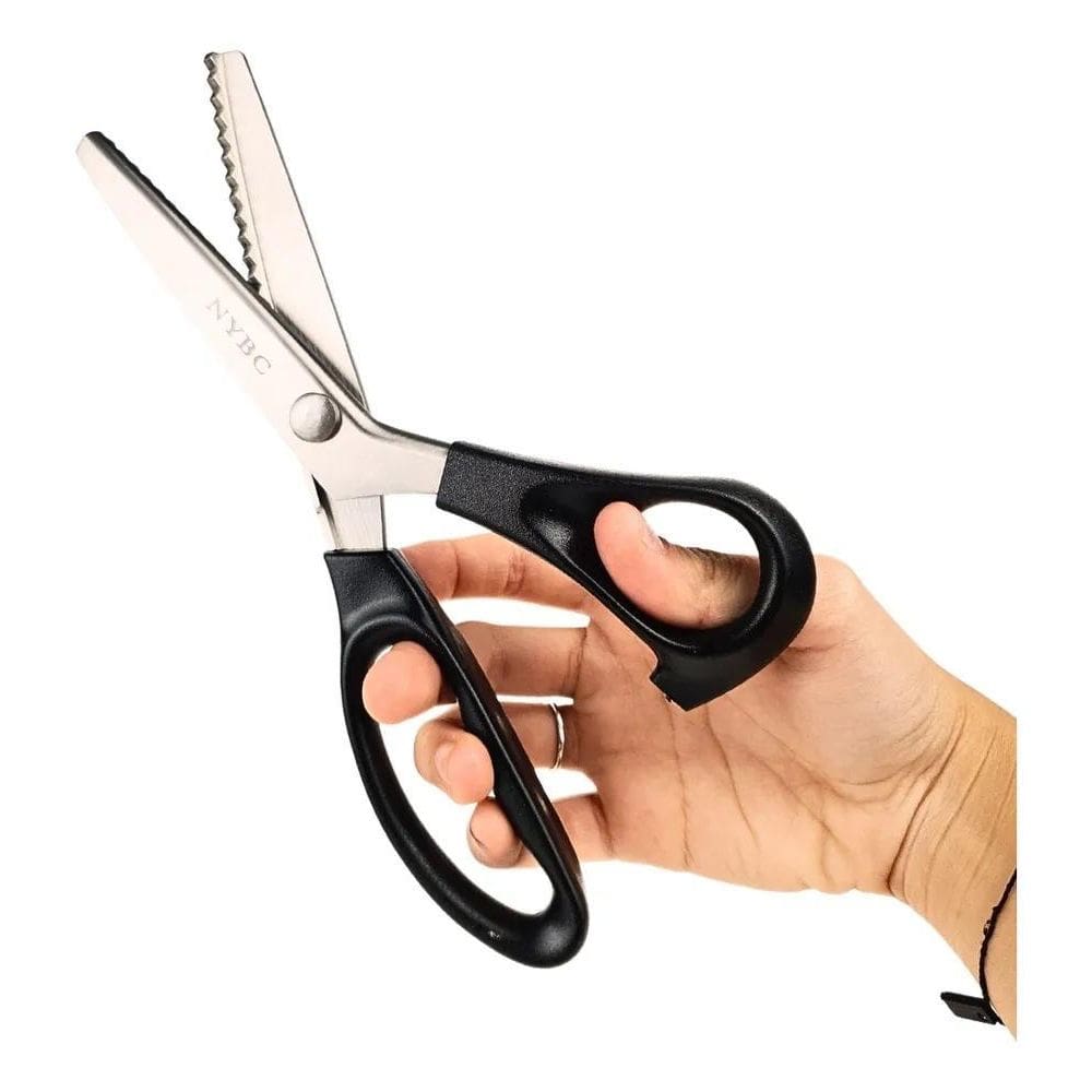 10X Tesoura De Picotar Grande - Para Costura E Tecidos Nybc