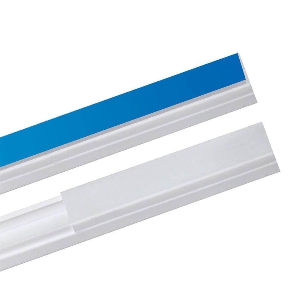 Canaleta Plástica Com Adesivo 20x10x0,6mm De 2 Metros - 0600100047 - Force Line