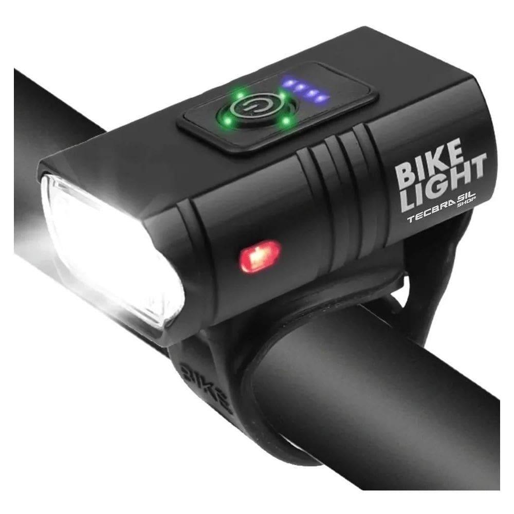 10X Farol Bike Recarregável Profissional Potente Led T6 Usb