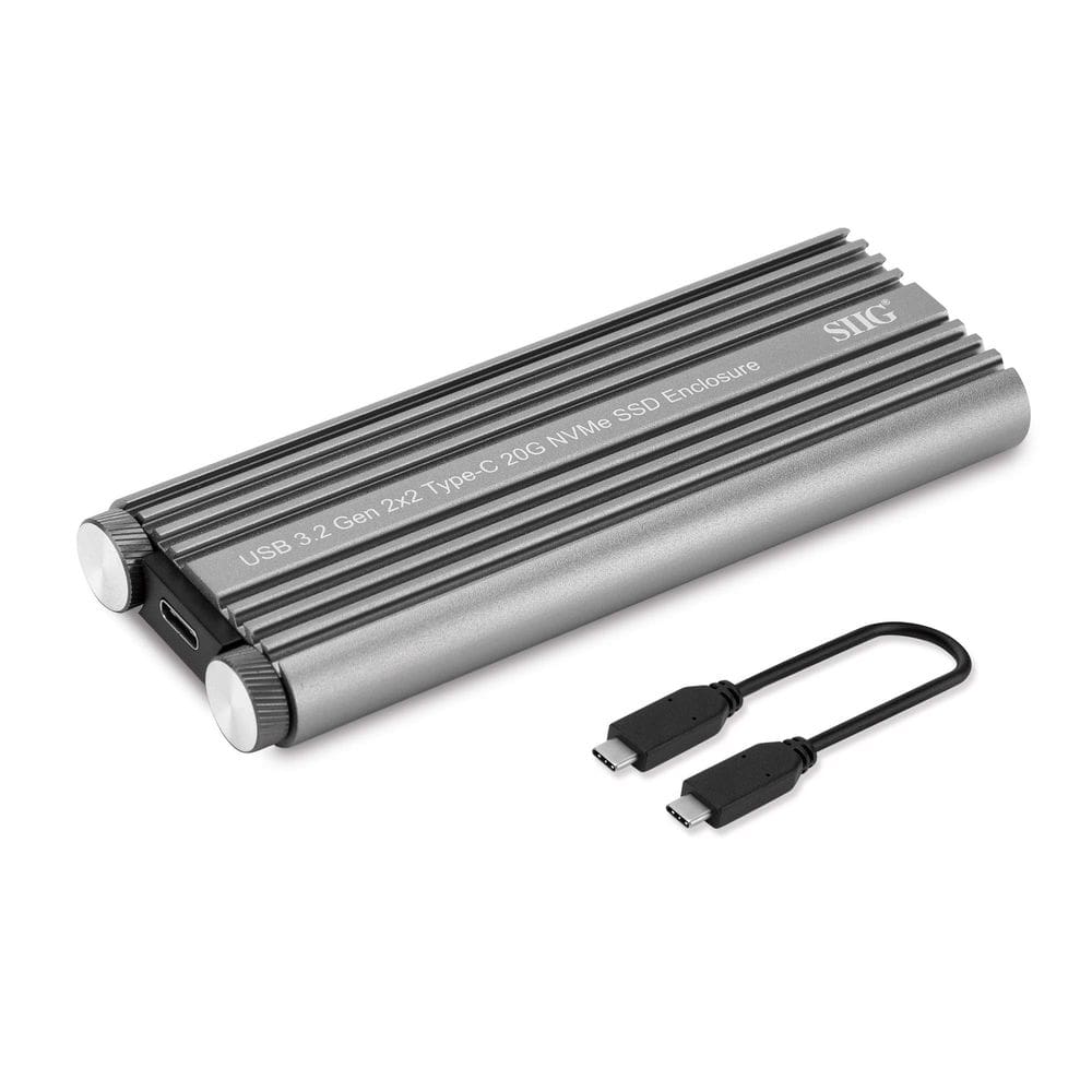 Compartimento SSD M.2 NVMe SIIG USB 3.2 Gen 2x2 Type-C