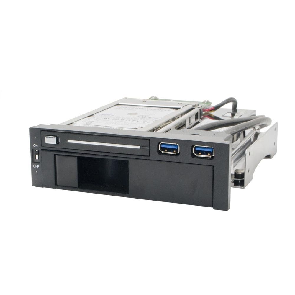 Rack móvel Syba SY-MRA55006 para HDD Sata III de 3,5 e 2,5