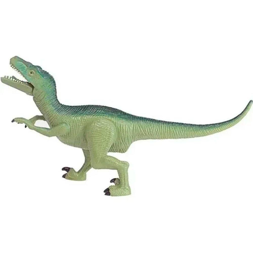 Boneco Dinossauro Velociraptor Fera Selvagem Com Som E Luz